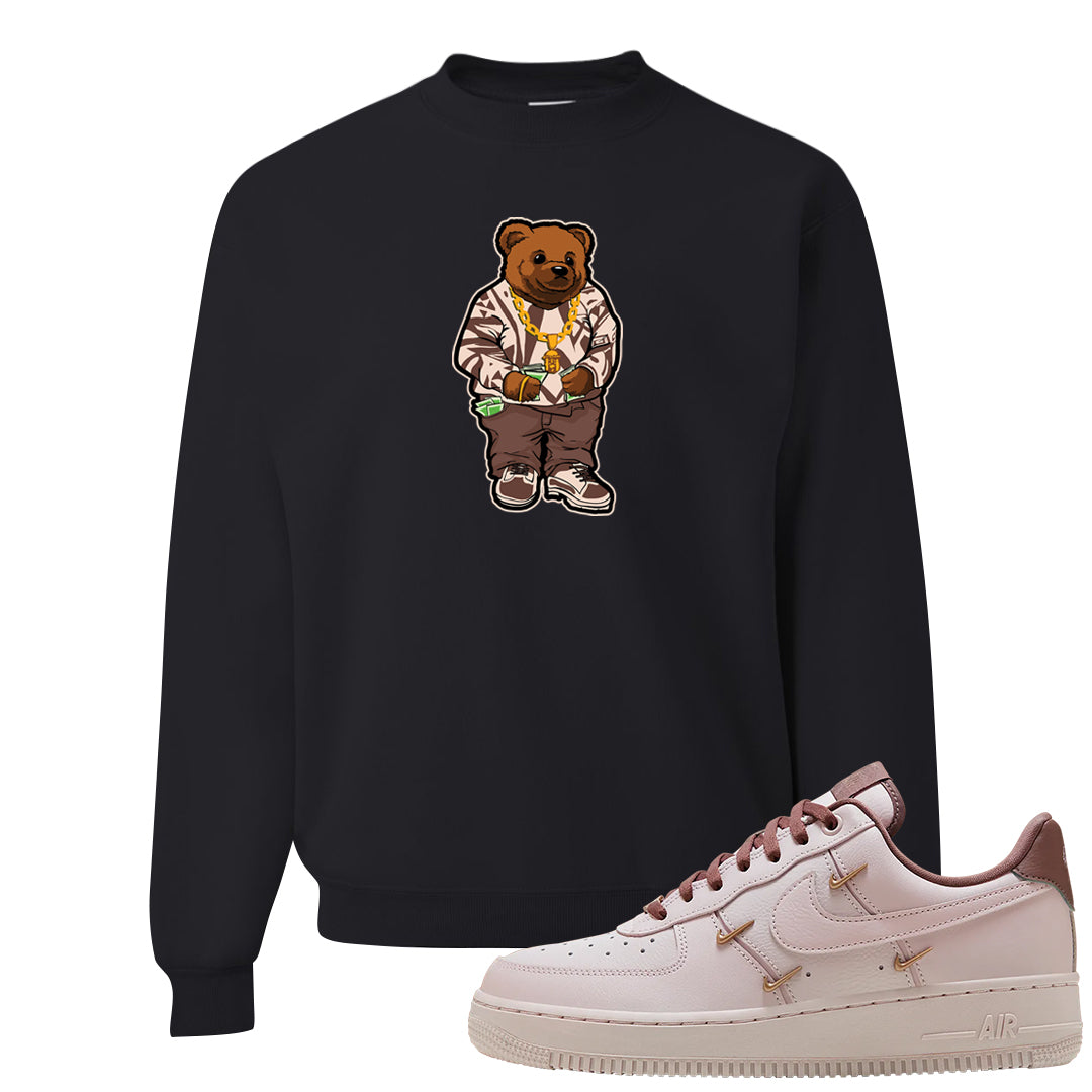 Pink Russet Low AF1s Crewneck Sweatshirt | Sweater Bear, Black