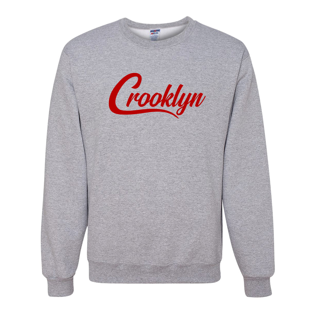 Black Cement 2s Crewneck Sweatshirt | Crooklyn, Ash