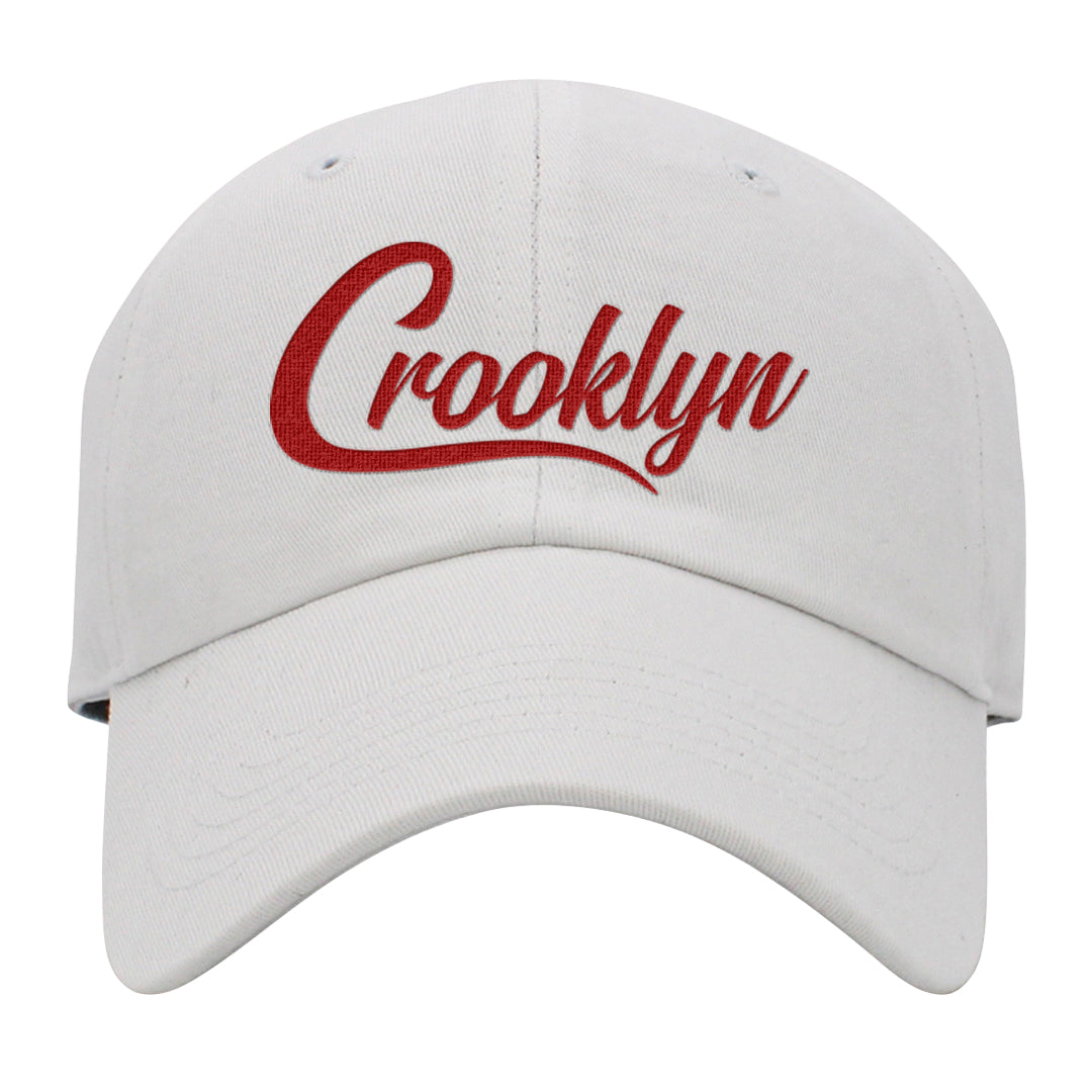 Black Cement 2s Dad Hat | Crooklyn, White