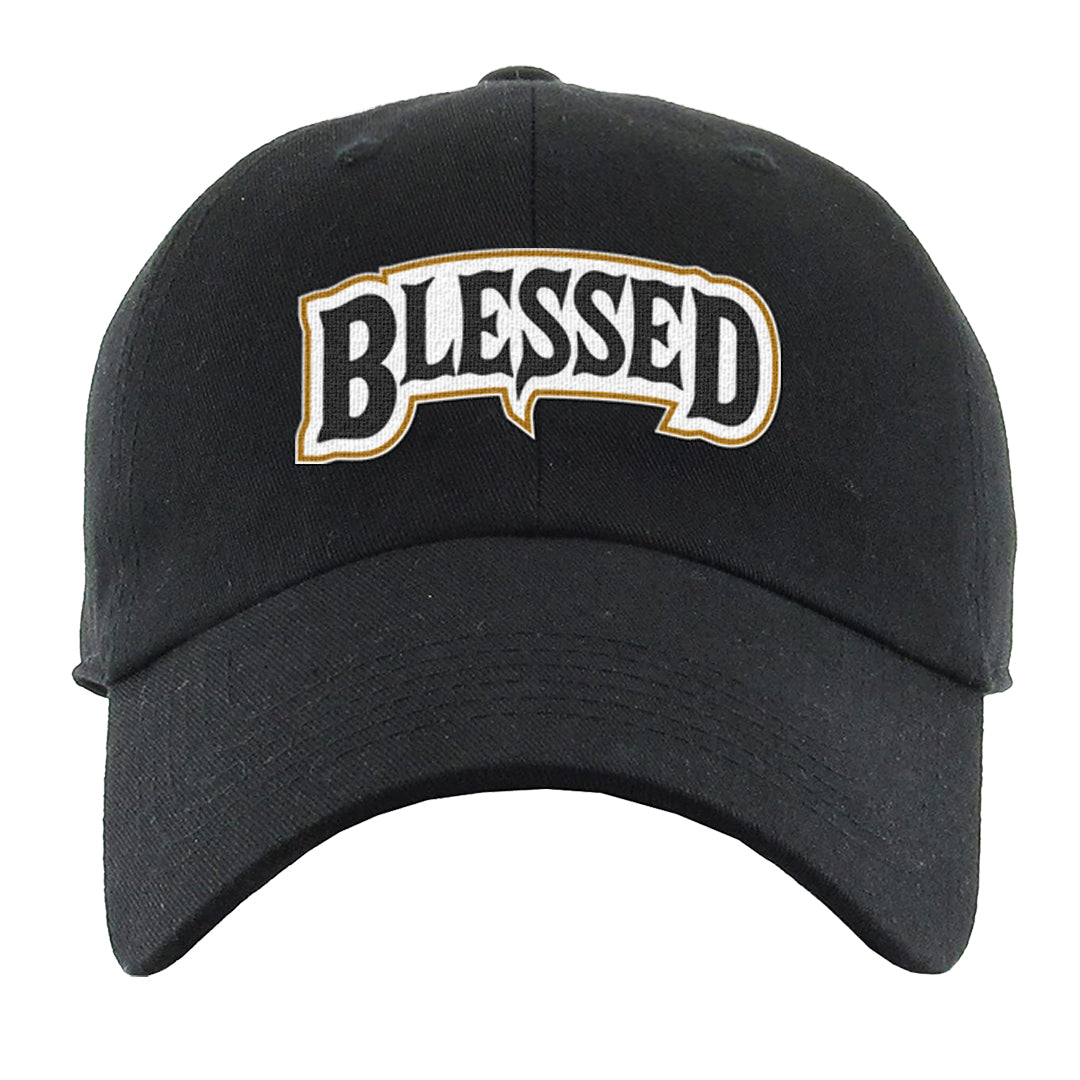 Colorless 38s Dad Hat | Blessed Arch, Black