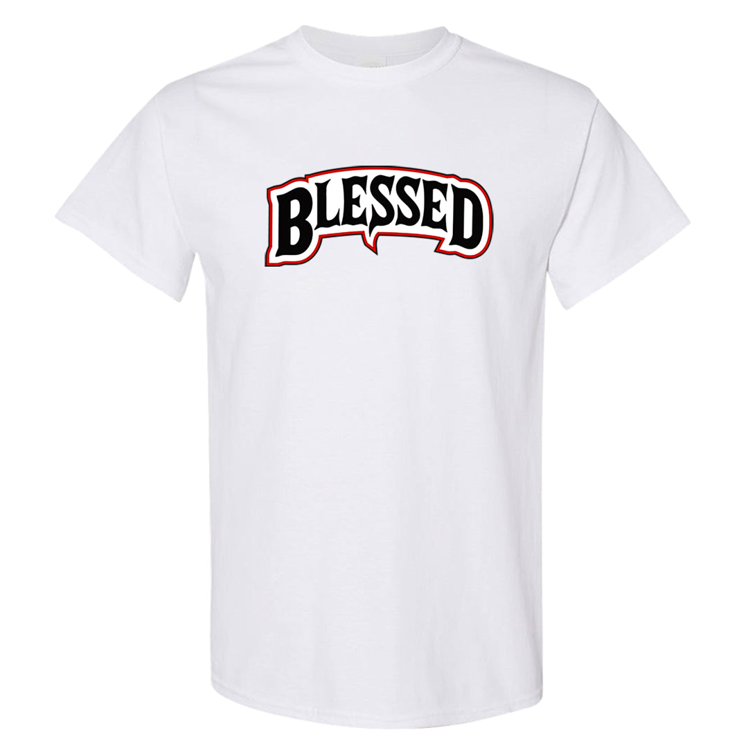 Fundamentals 38s T Shirt | Blessed Arch, White