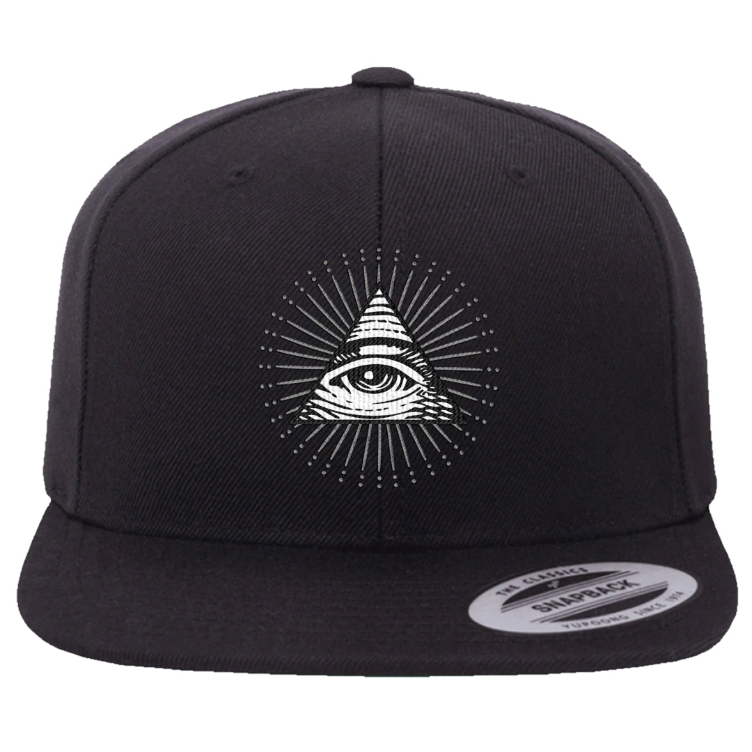 Oreo 3s Snapback Hat | All Seeing Eye, Black
