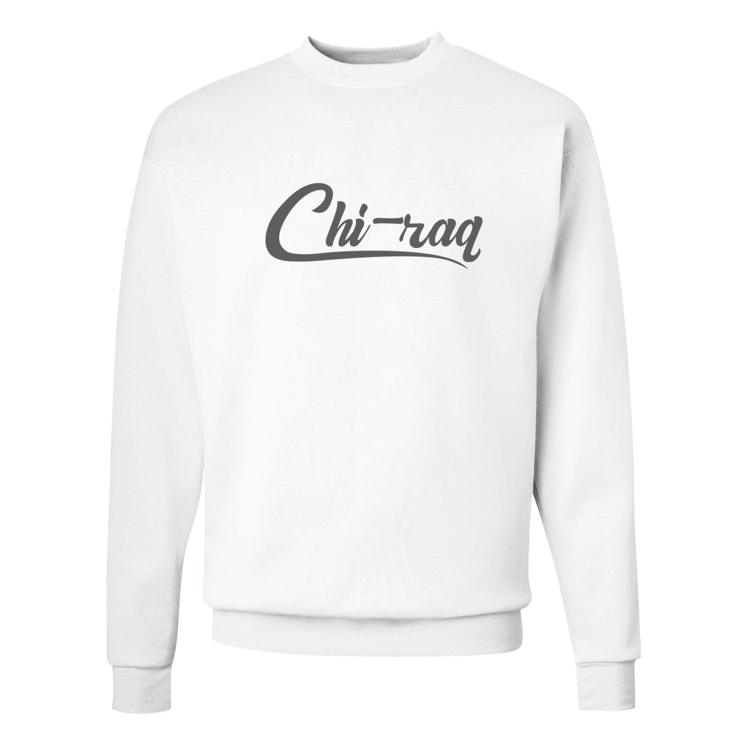 Oreo 3s Crewneck Sweatshirt | Chiraq, White