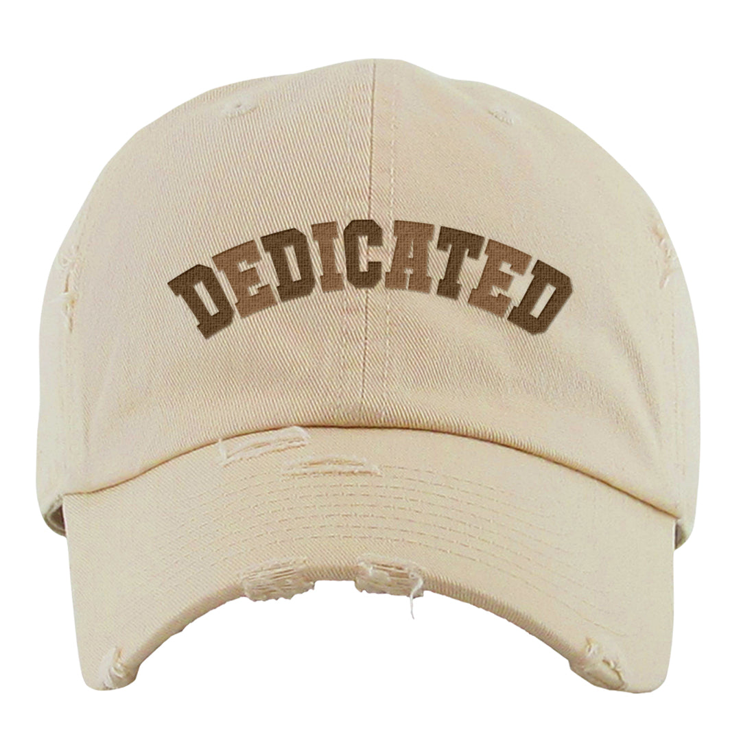 Palomino 3s Distressed Dad Hat | Dedicated, Ivory