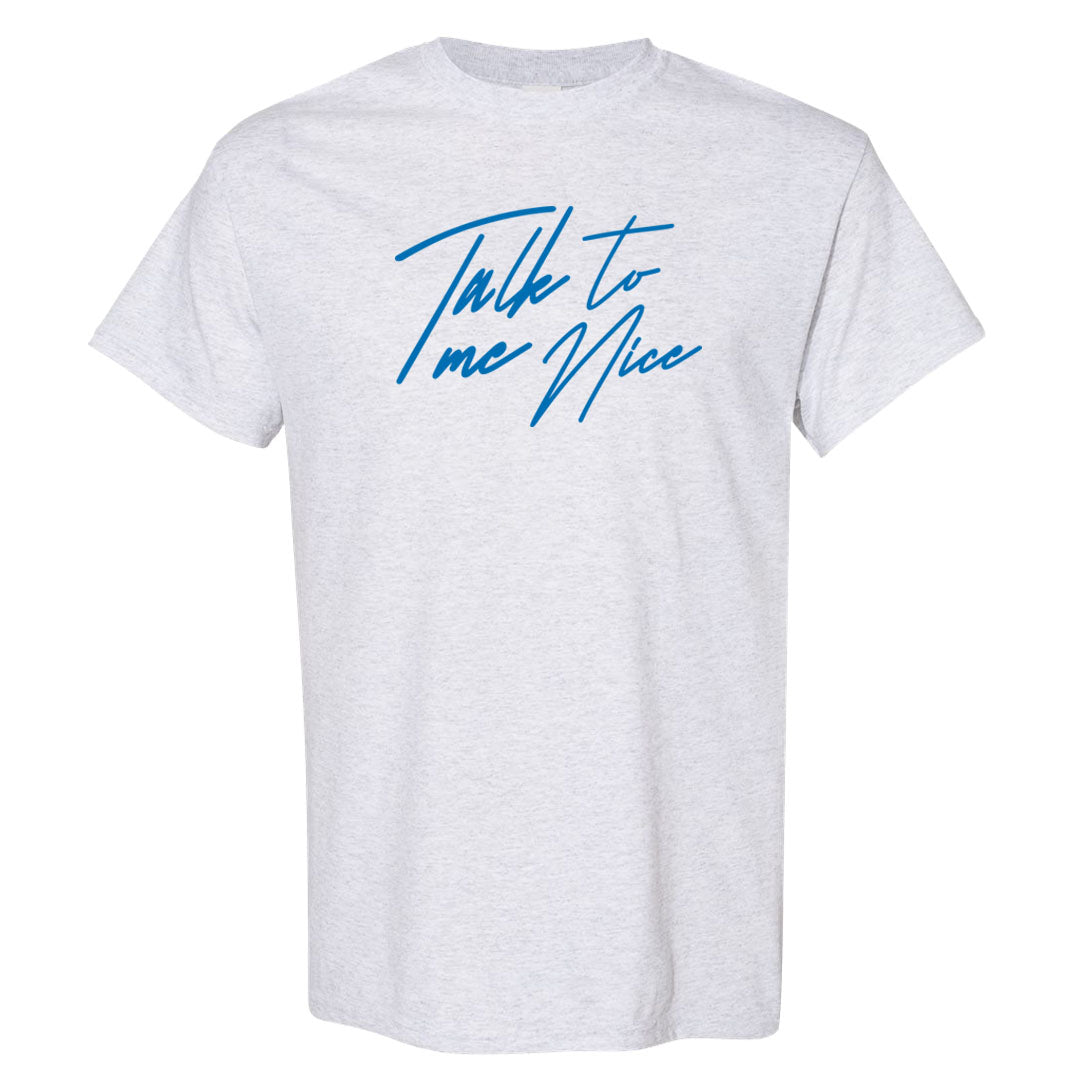 White/True Blue/Metallic Copper 3s T Shirt | Talk To Me Nice, Ash