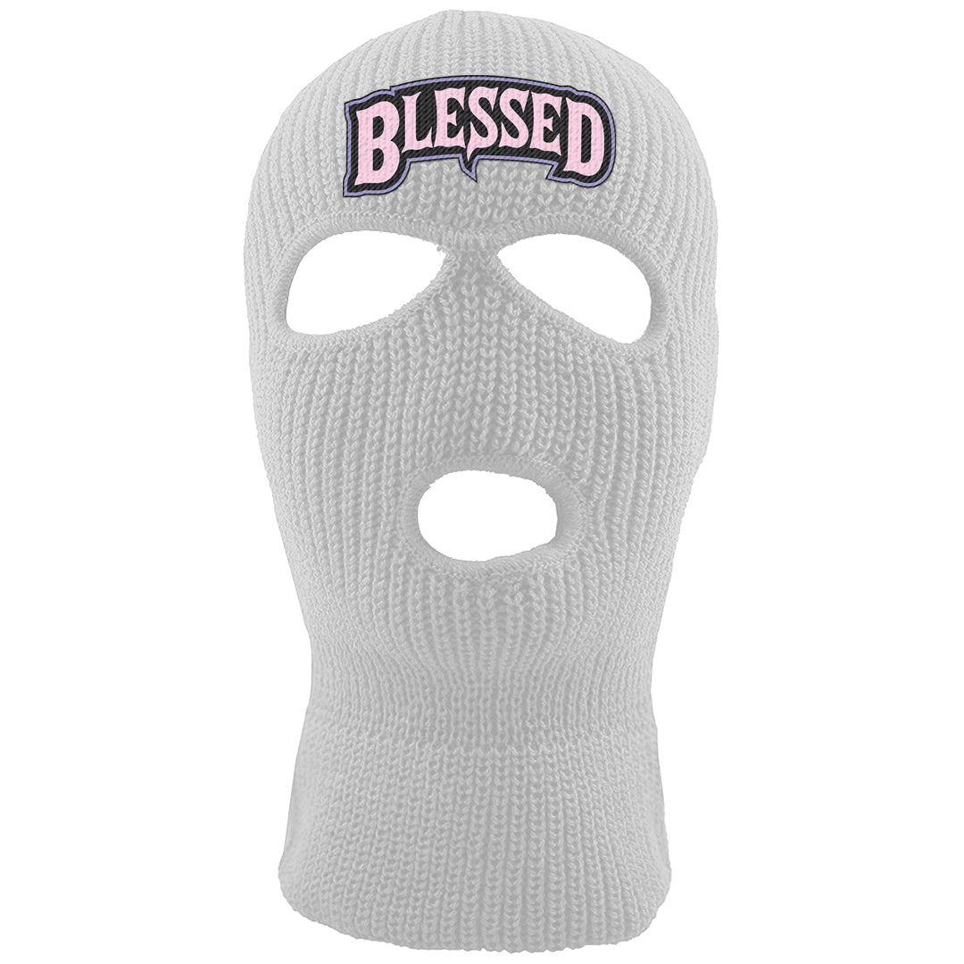 Dongdan Low 5s Ski Mask | Blessed Arch, White