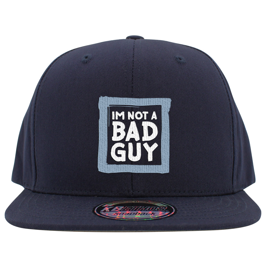 Midnight Navy 5s Snapback Hat | I'm Not A Bad Guy, Navy