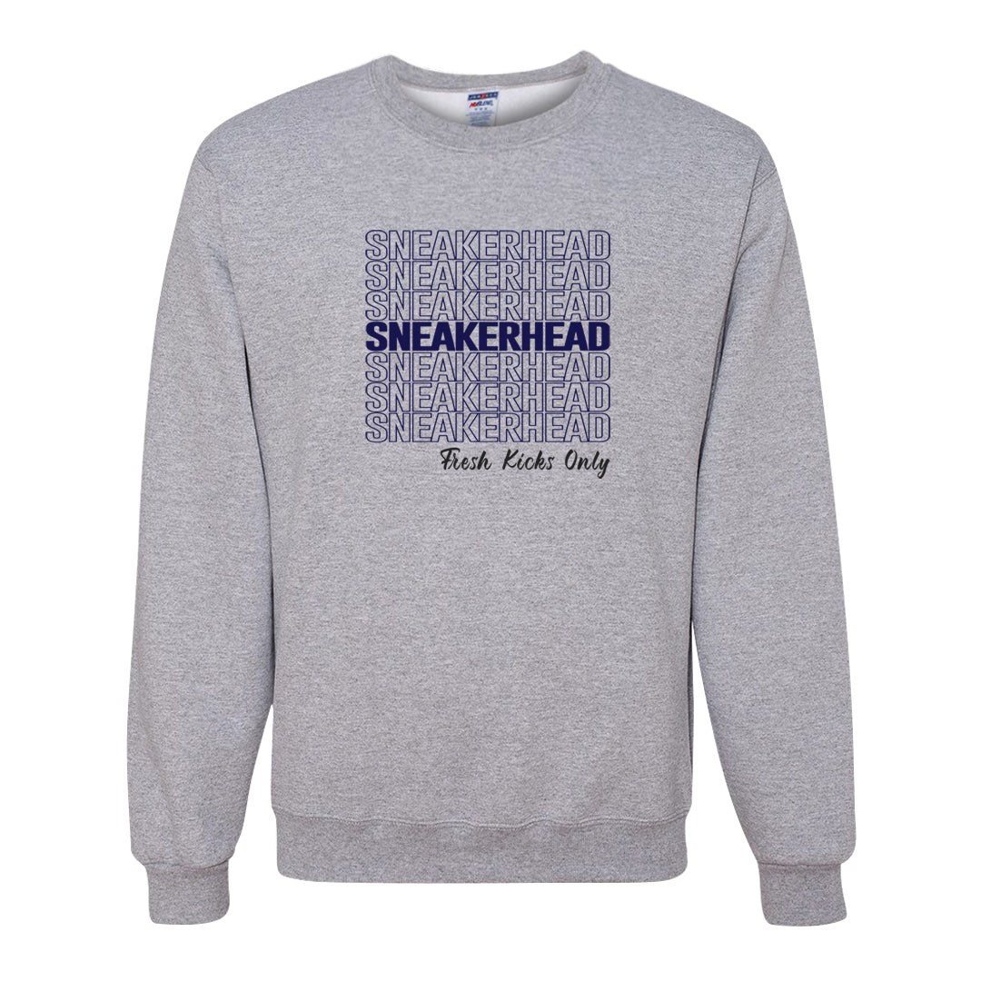 Midnight Navy 5s Crewneck Sweatshirt | Thank You Sneakers, Ash