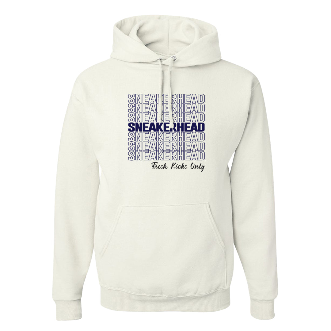 Midnight Navy 5s Hoodie | Thank You Sneakers, White