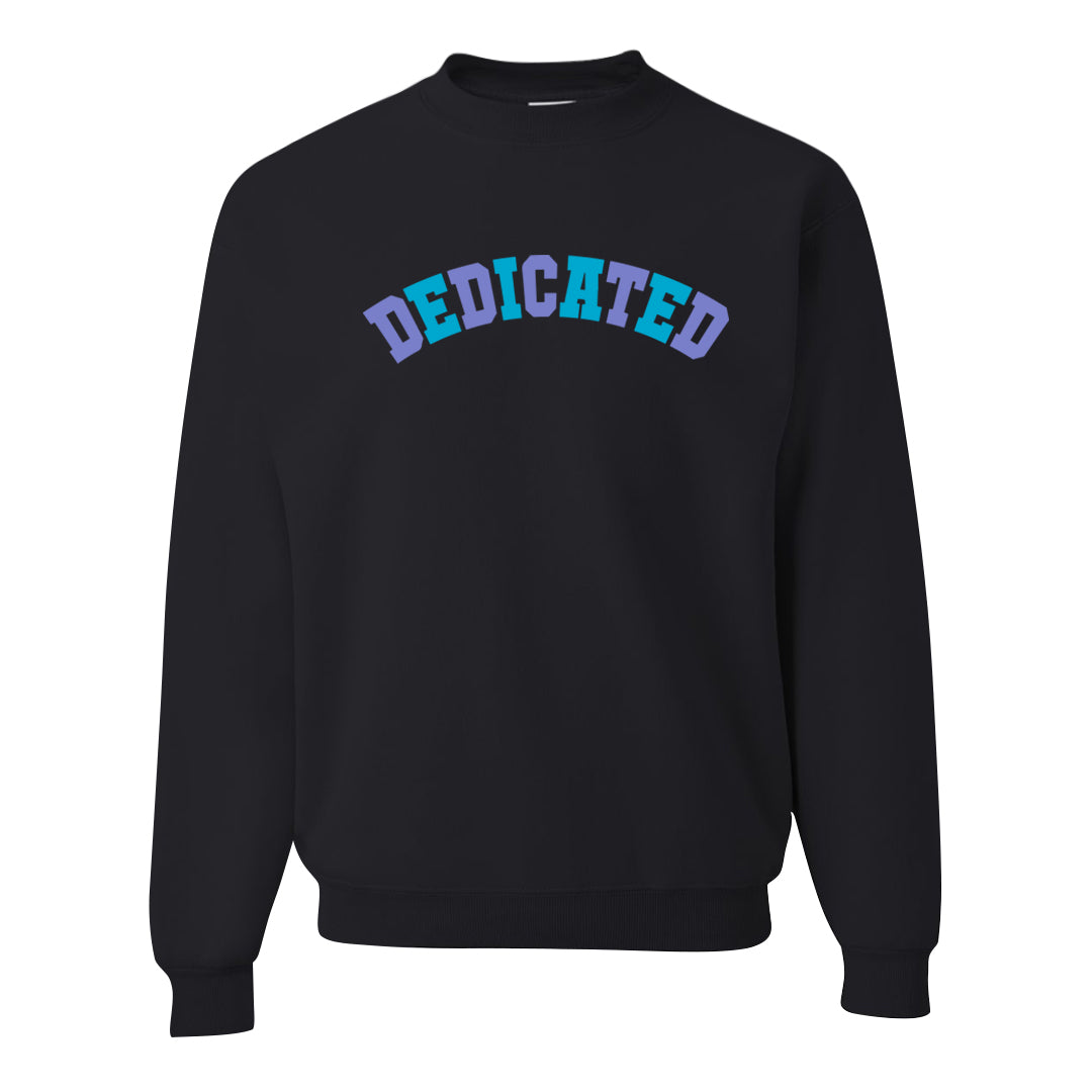Aqua 6s Crewneck Sweatshirt | Dedicated, Black