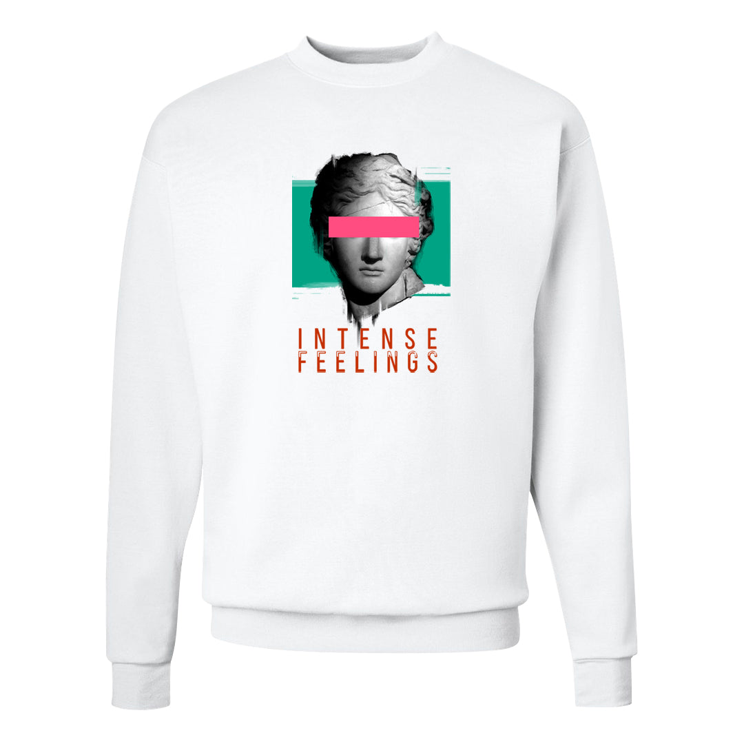 Familia 1s Crewneck Sweatshirt | Intense Feelings, White
