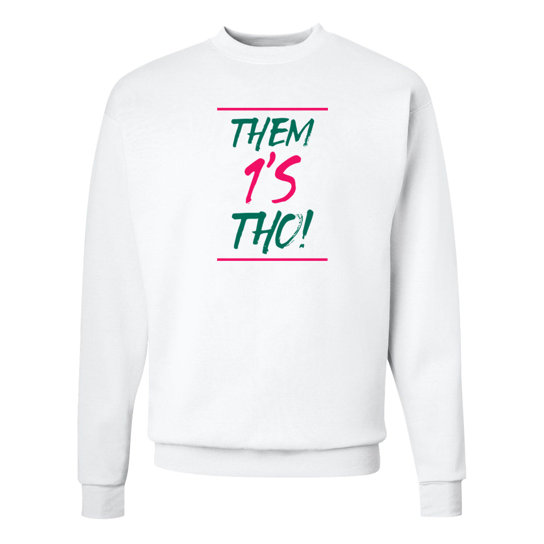 Familia 1s Crewneck Sweatshirt | Them 1s Tho, White