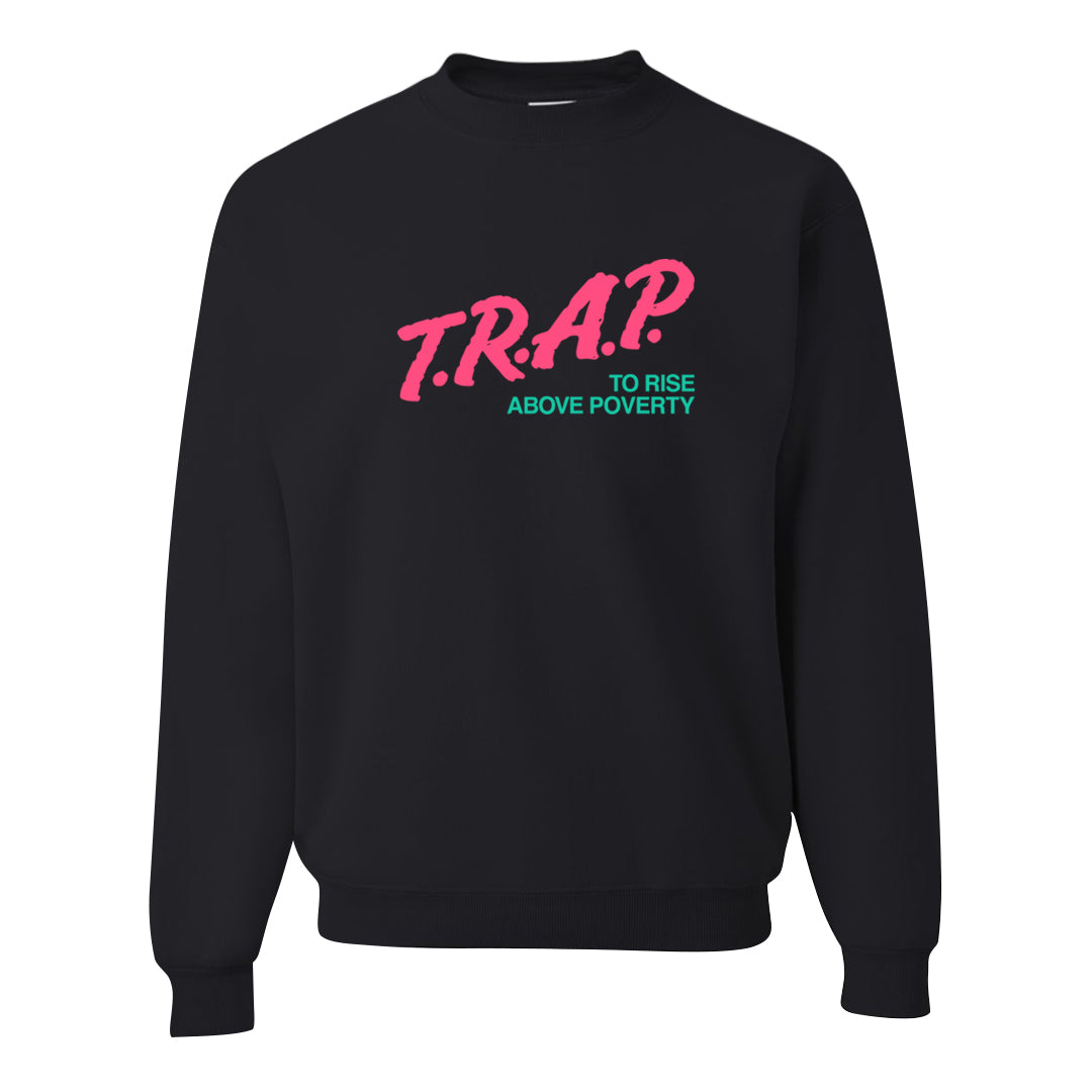 Familia 1s Crewneck Sweatshirt | Trap To Rise Above Poverty, Black