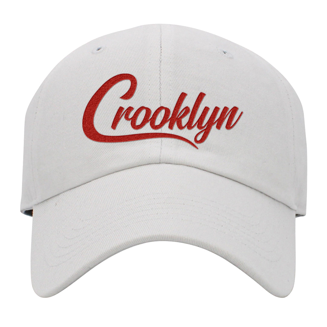 Obsidian 1s Dad Hat | Crooklyn, White