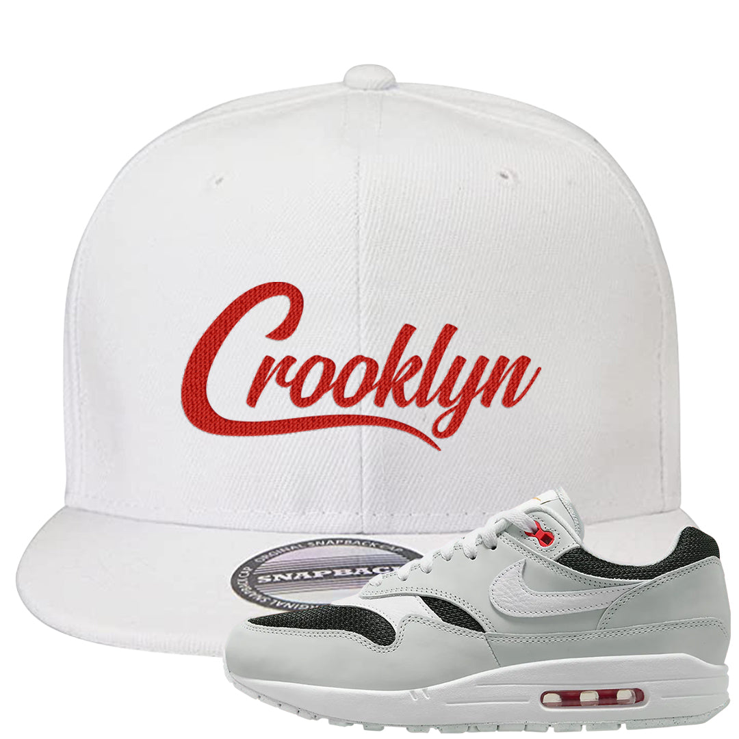 Urawa 1s Snapback Hat | Crooklyn, White