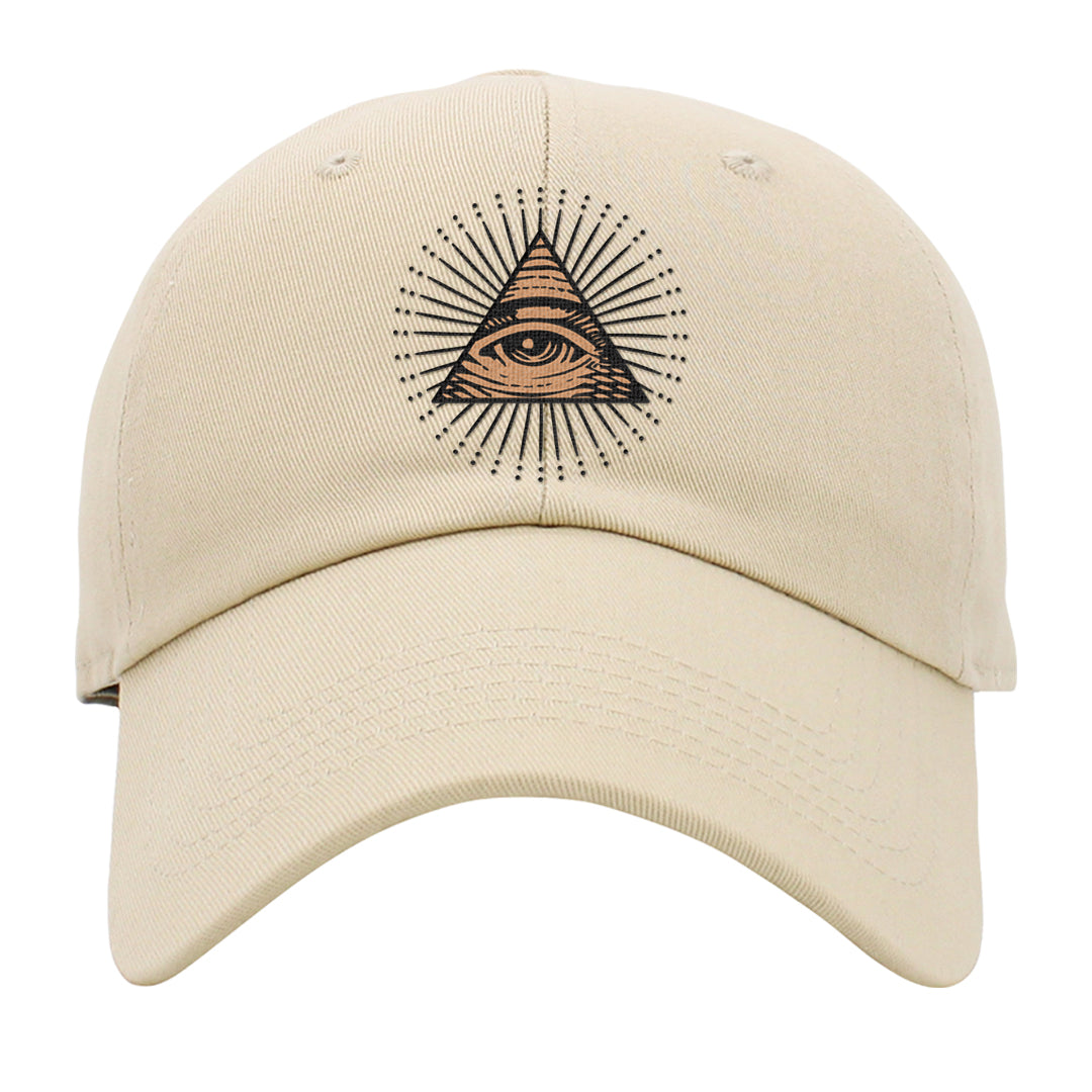 United In Victory 90s Dad Hat | All Seeing Eye, Ivory