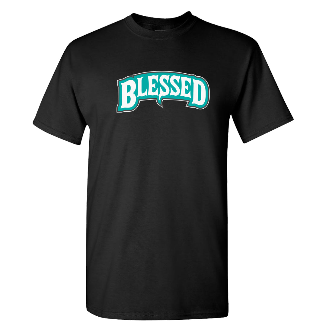 Stadium Green 95s T Shirt | Blessed Arch, Black