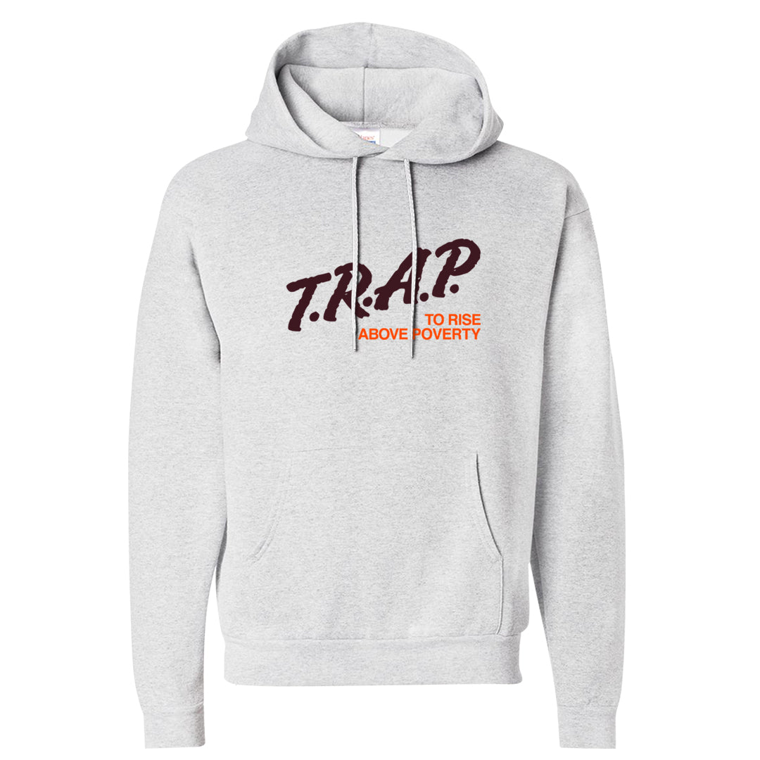 Coconut Milk Mid Dunks Hoodie | Trap To Rise Above Poverty, Ash