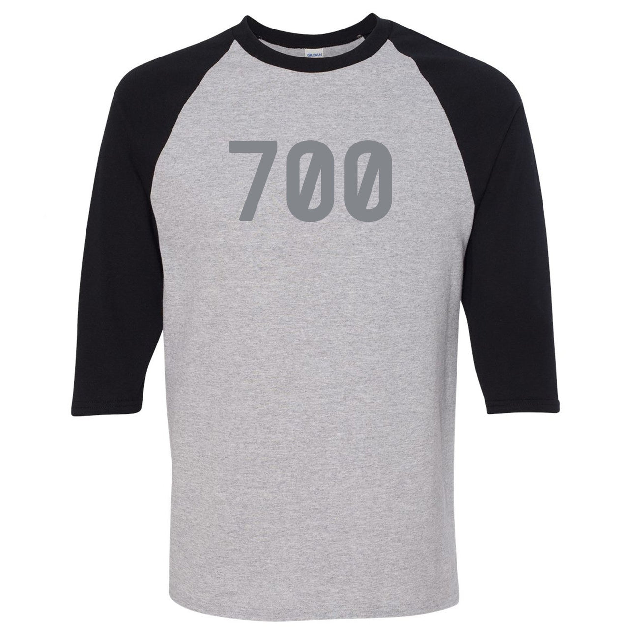 Tephra v2 700s Raglan T Shirt | 700, Sports Gray and Black
