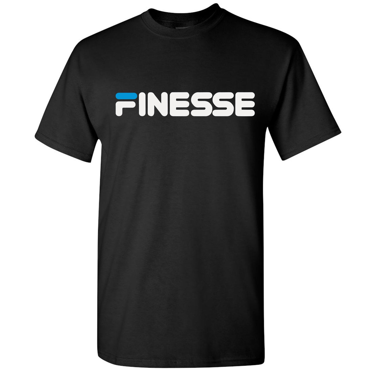 University Blue Blazers T Shirt | Finesse, Black