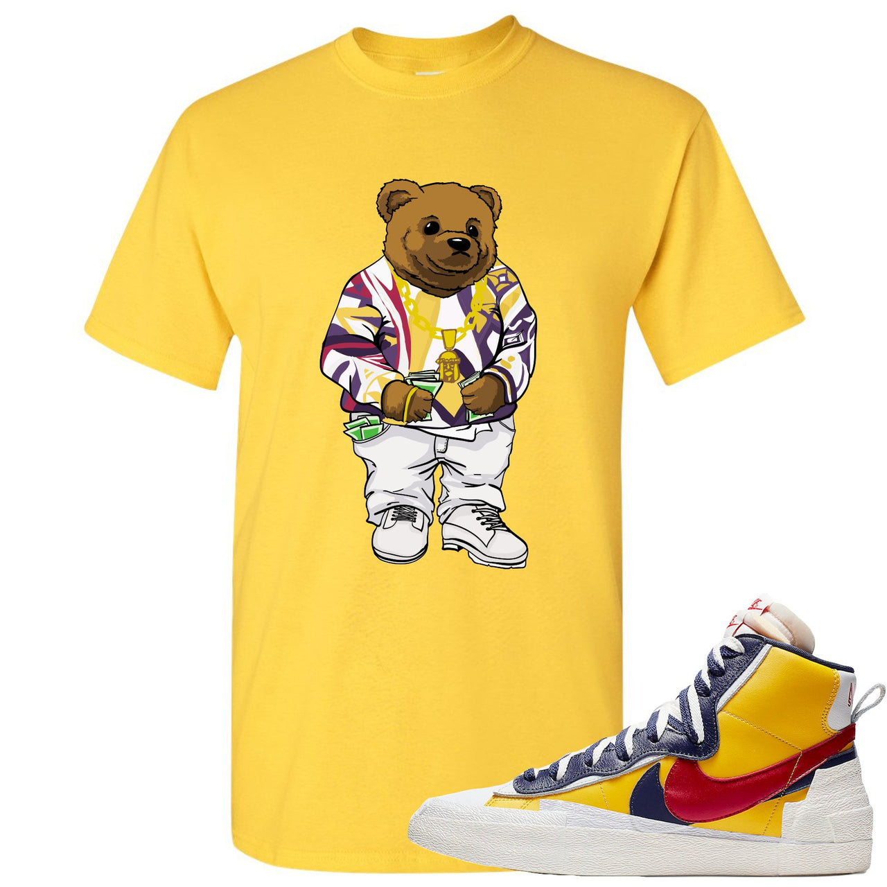Varsity Maize Mid Blazers T Shirt | Sweater Bear, Yellow