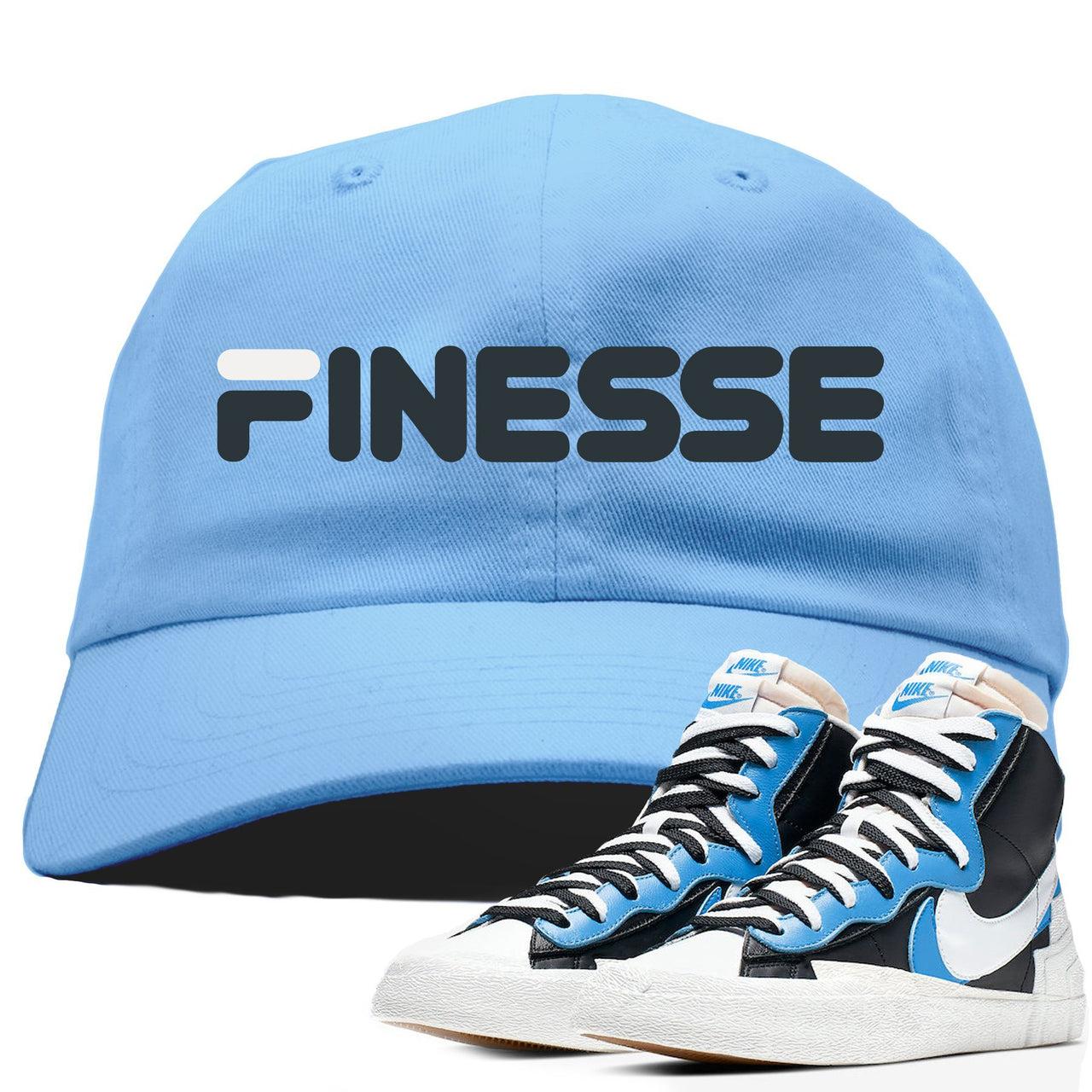 University Blue Blazers Dad Hat | Finesse, Light Blue