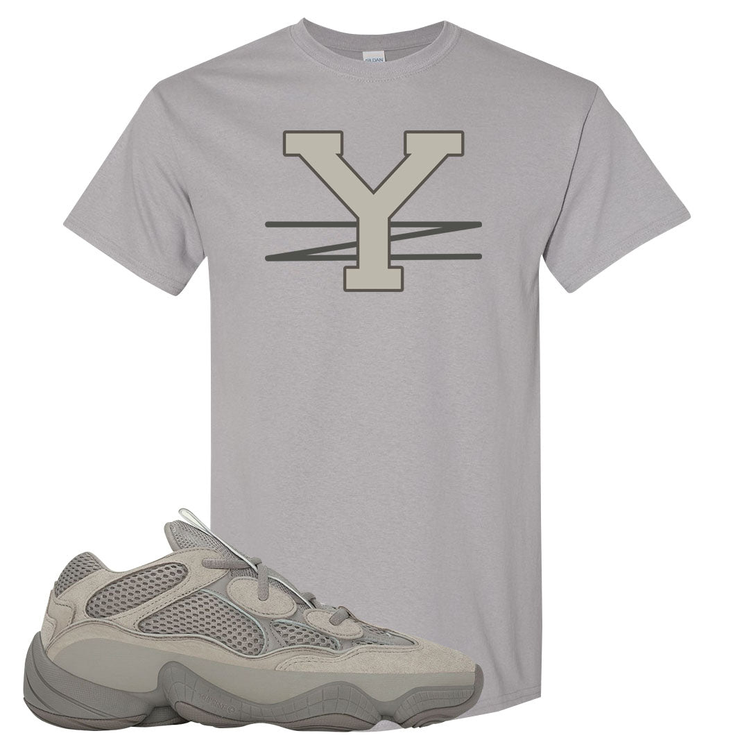 Ash Grey 500s T Shirt | YZ, Gravel