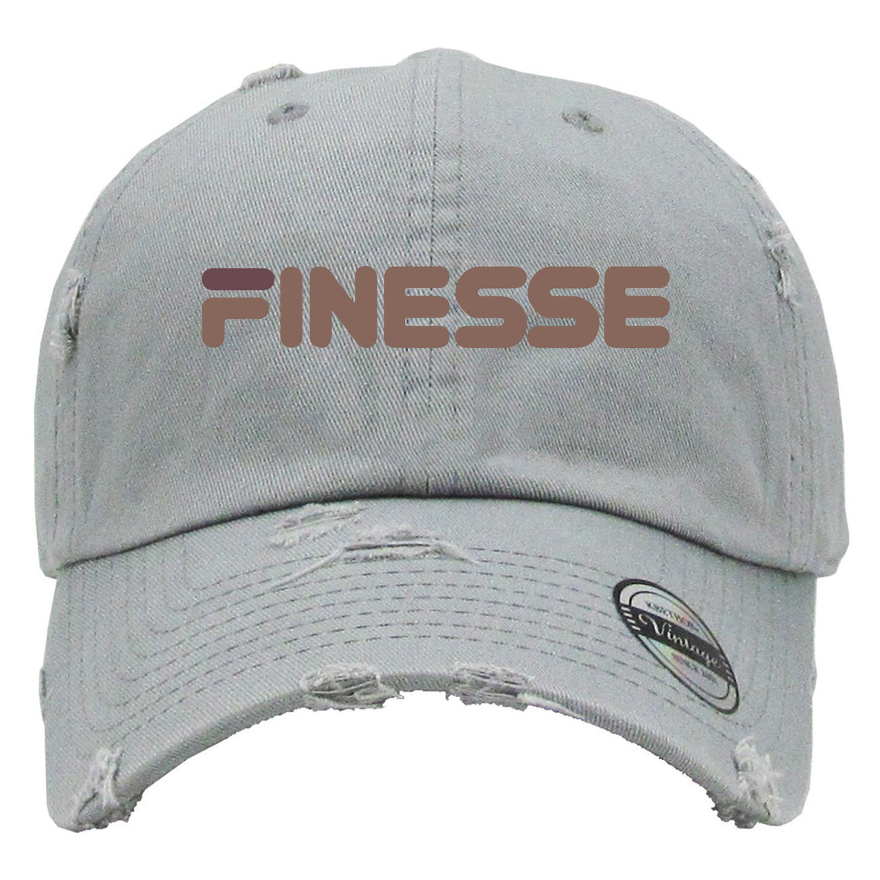 Geode 700s Distressed Dad Hat | Finesse, Light Gray