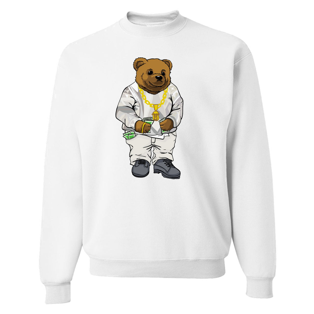 Analog 700s Crewneck Sweater | Sweater Bear, White