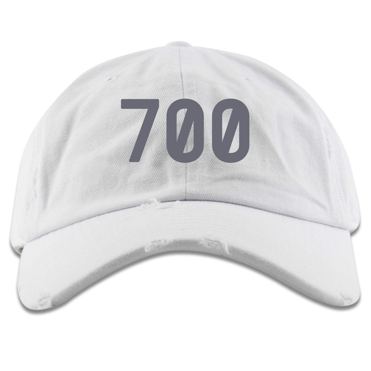Analog 700s Distressed Dad Hat | 700, White