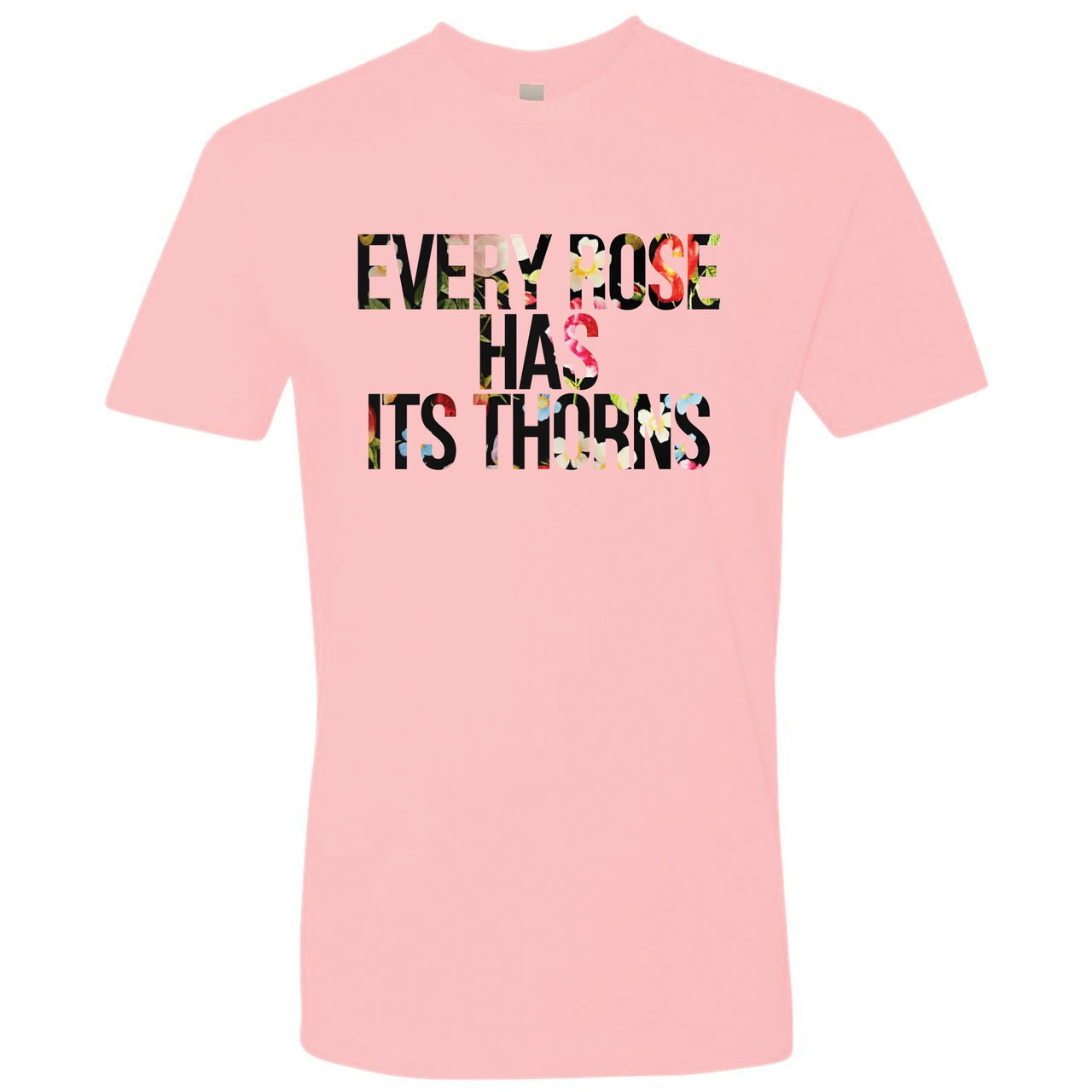 Floral One Foams T Shirt | Every Rose Has Its Thorns, Pink