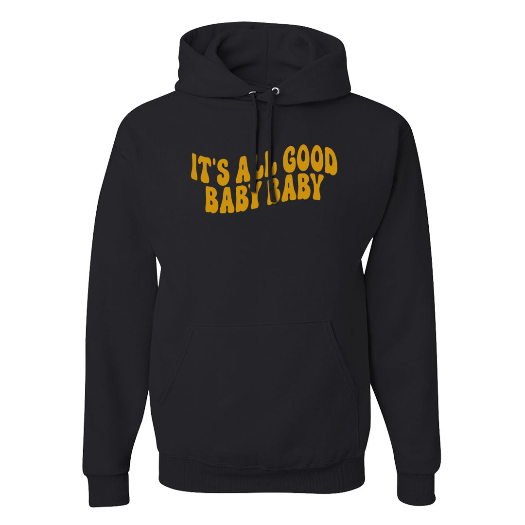 Black Gold Taxi 12s Hoodie | All Good Baby, Black