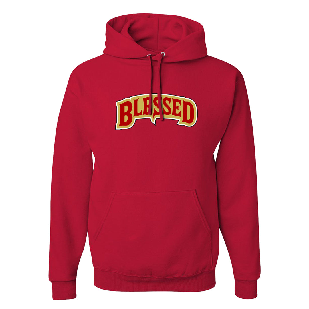 2023 Playoff 13s Hoodie | Blessed Arch, Red