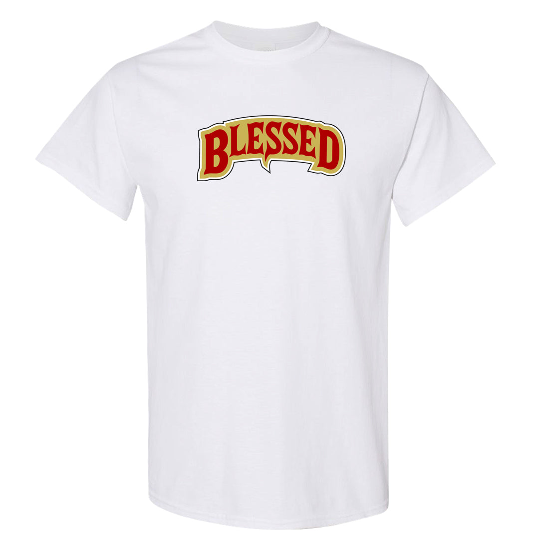 2023 Playoff 13s T Shirt | Blessed Arch, White