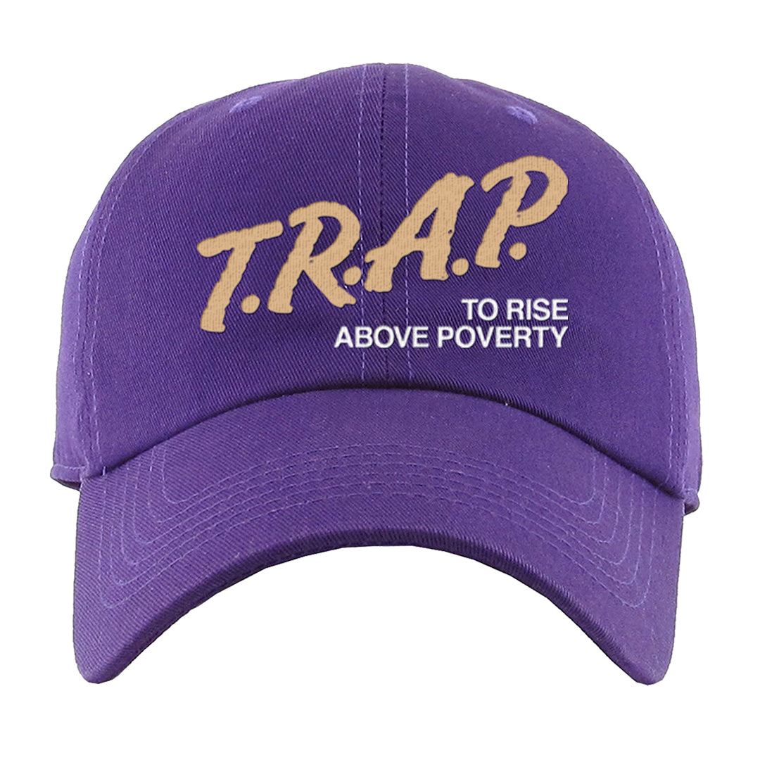 Afrobeats 7s Dad Hat | Trap To Rise Above Poverty, Purple