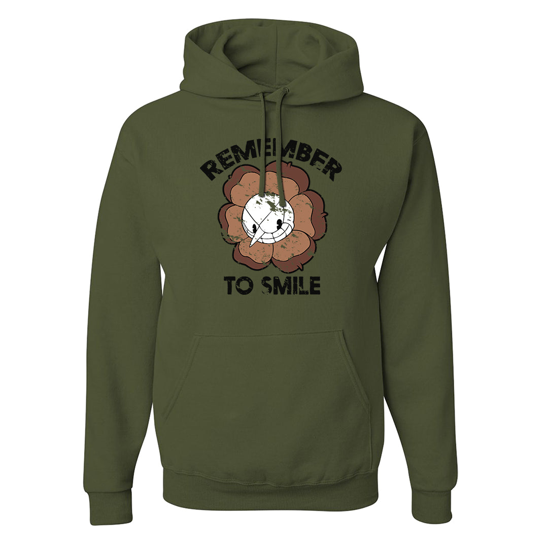 Beef and Broccoli 9s Hoodie | Remember To Smile, Military Green