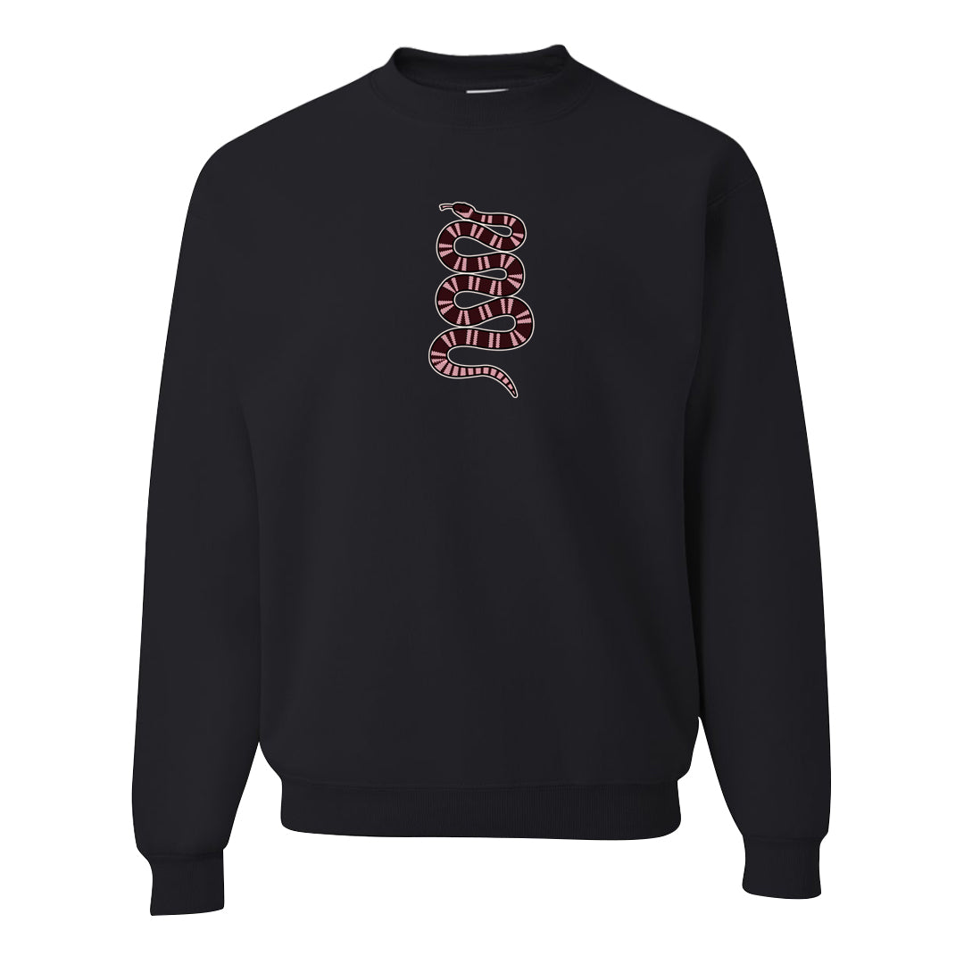 Valentine's Day 2023 Futura 90s Crewneck Sweatshirt | Coiled Snake, Black