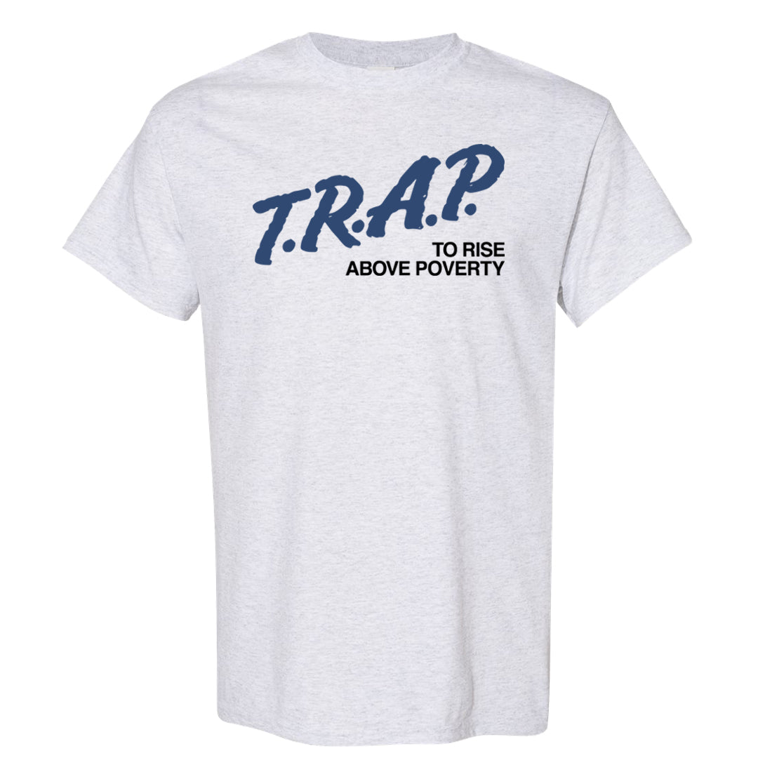 Atlantic Blue Voltage Yellow 97s T Shirt | Trap To Rise Above Poverty, Ash