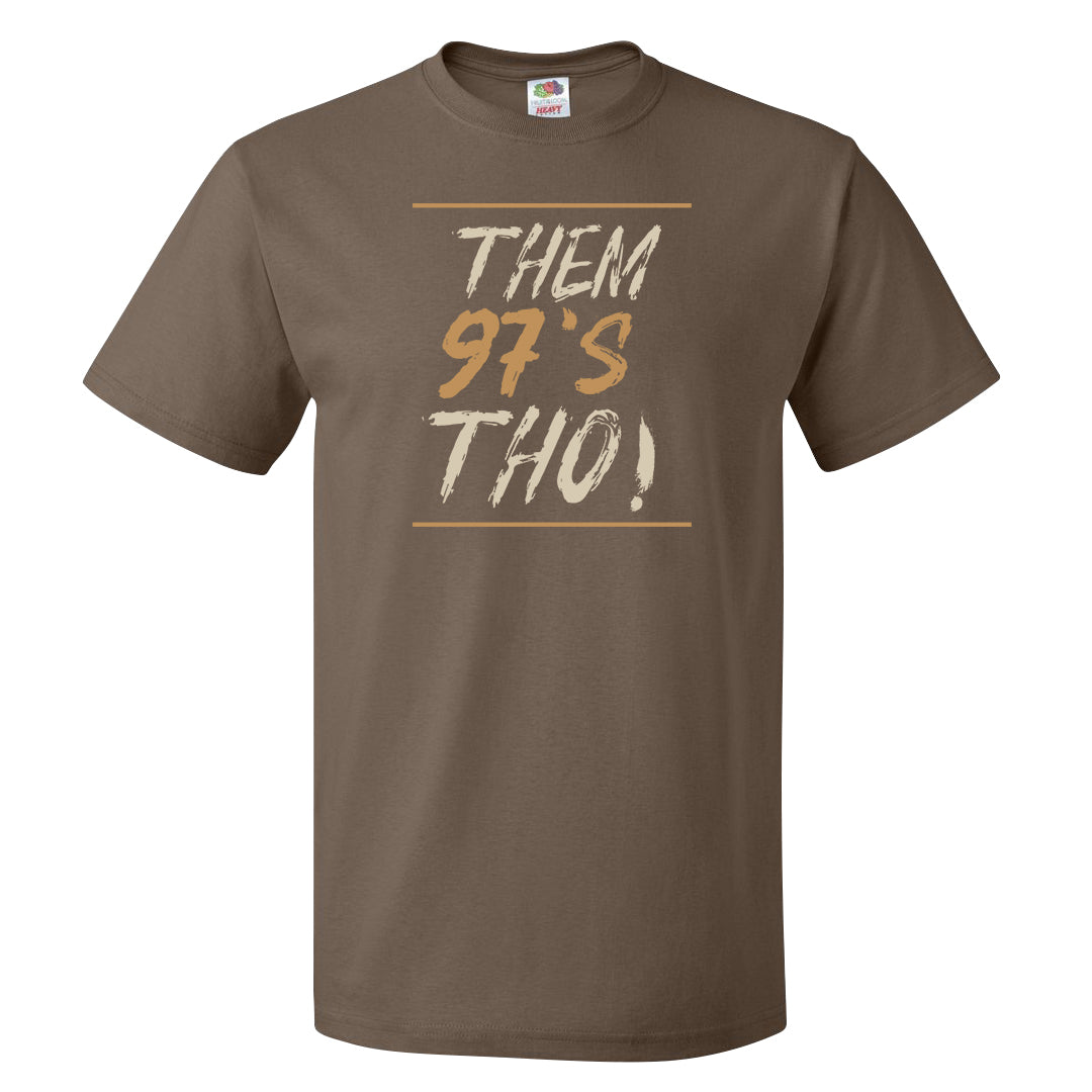 Mushroom Muslin 97s T Shirt | Them 97's Tho, Chocolate