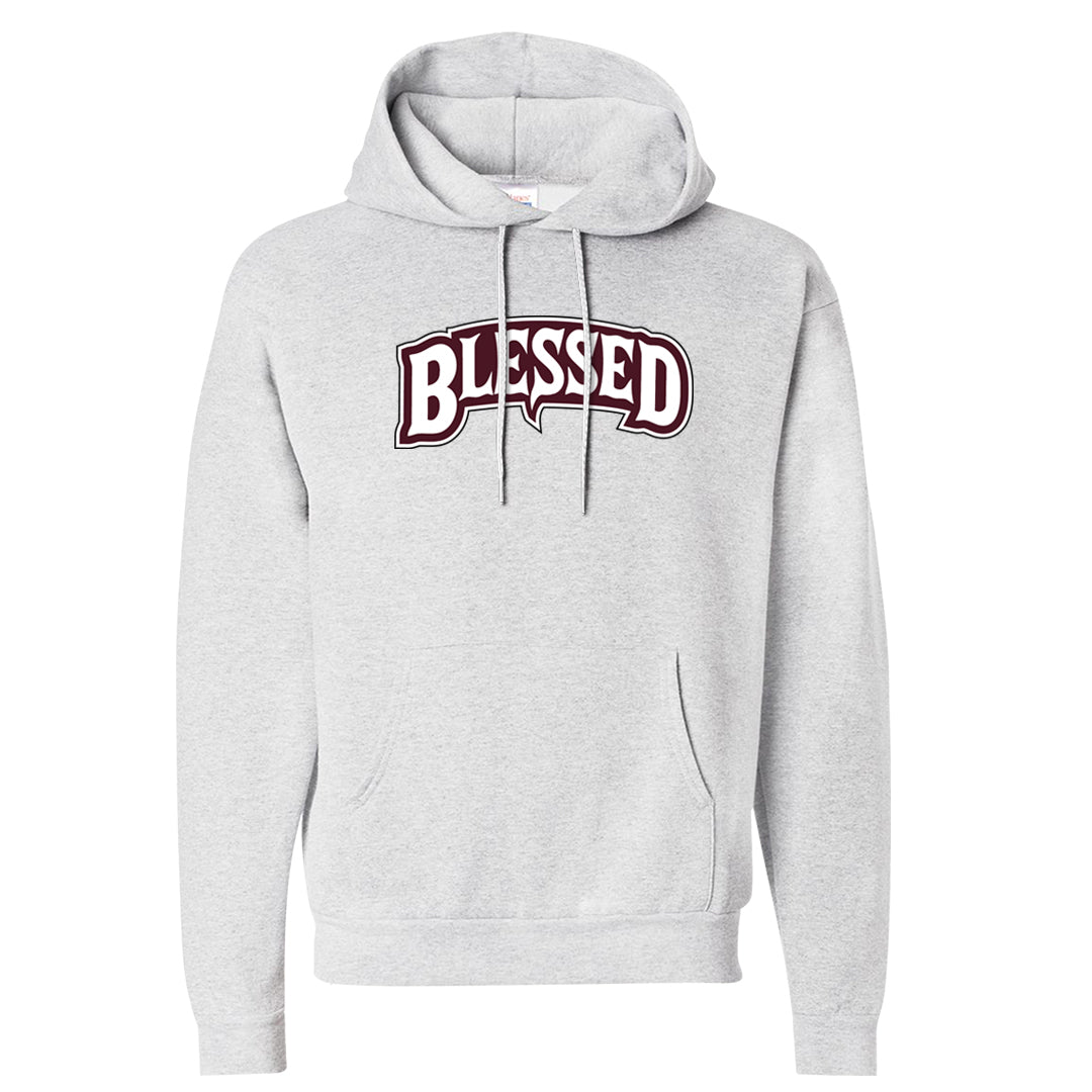 Summit White Rosewood More Uptempos Hoodie | Blessed Arch, Ash