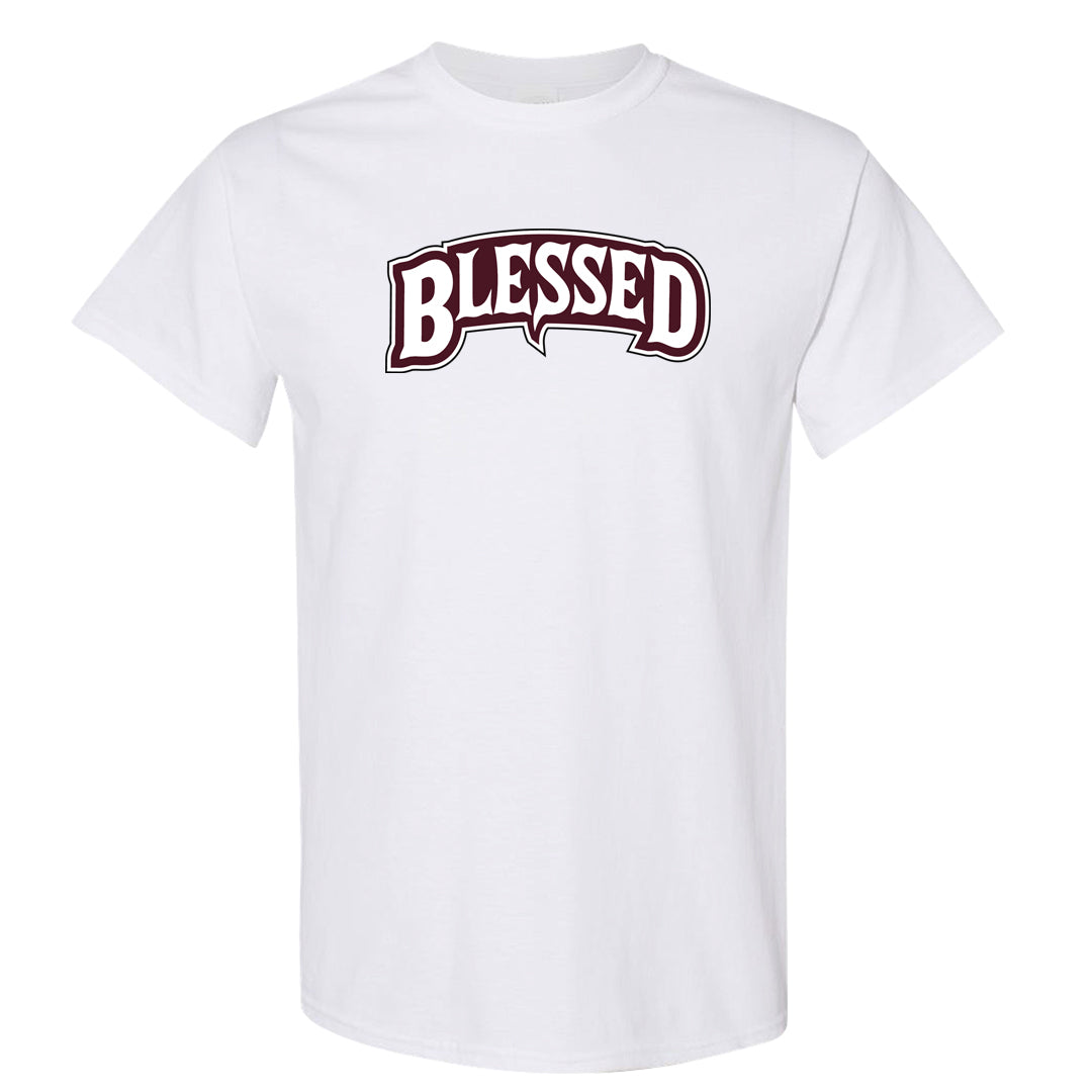 Summit White Rosewood More Uptempos T Shirt | Blessed Arch, White