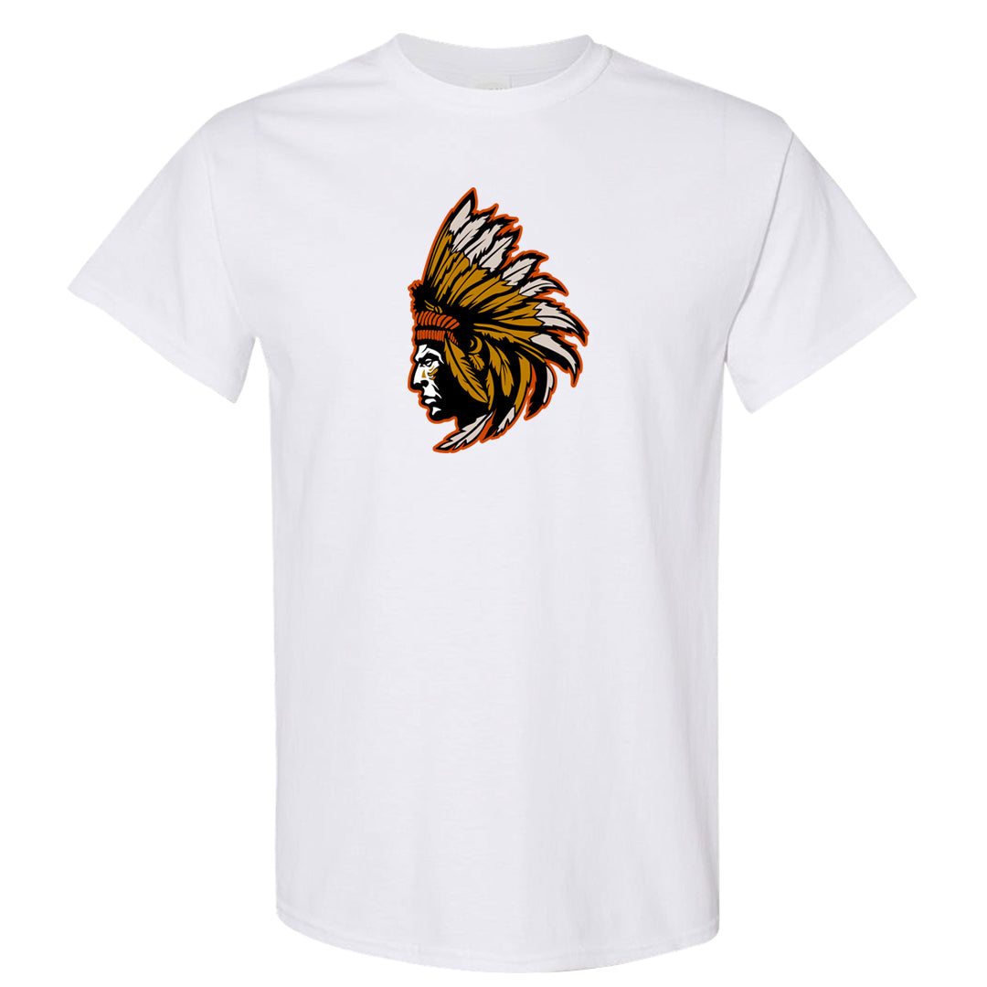 Wheat Gold High Dunks T Shirt | Indian Chief, White