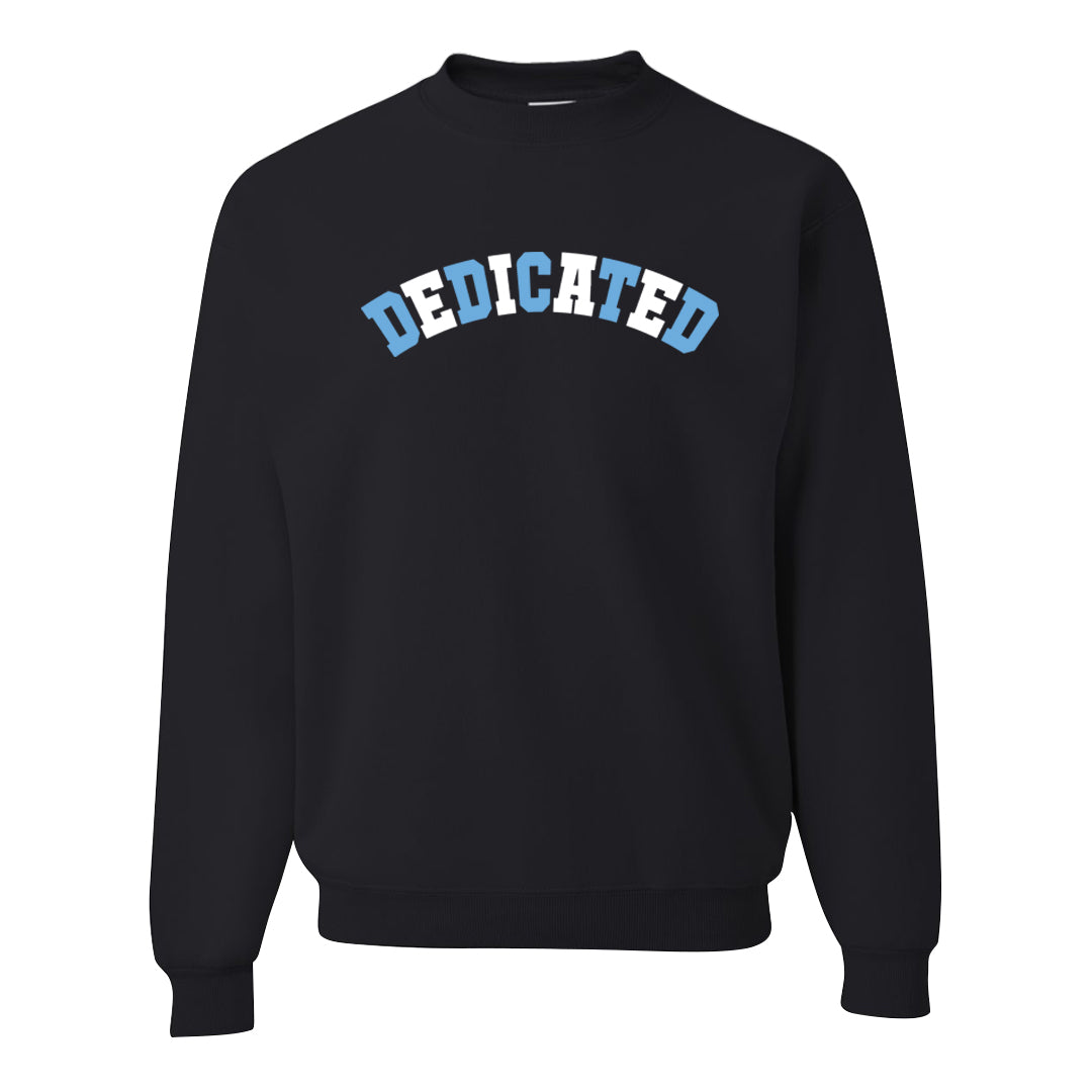 On To The Next Mid Questions Crewneck Sweatshirt | Dedicated, Black