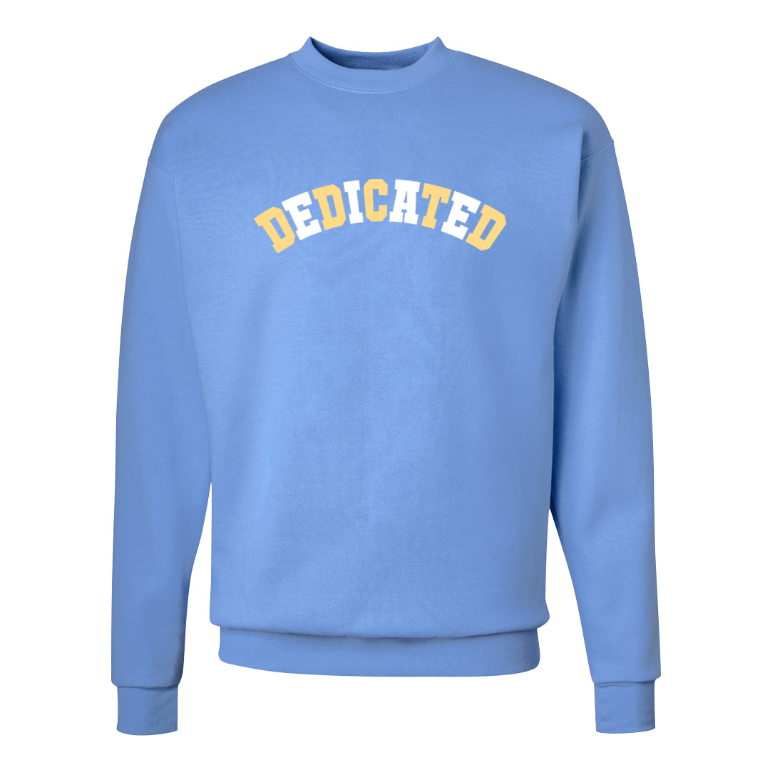 On To The Next Mid Questions Crewneck Sweatshirt | Dedicated, Carolina Blue