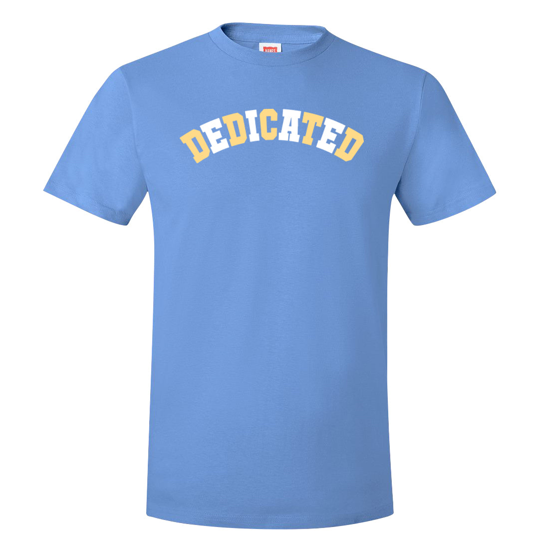 On To The Next Mid Questions T Shirt | Dedicated, Carolina Blue