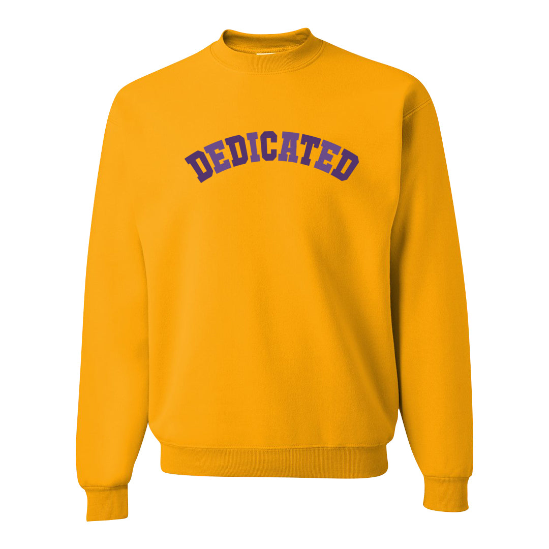 Yellow Toe Mid Questions Crewneck Sweatshirt | Dedicated, Gold