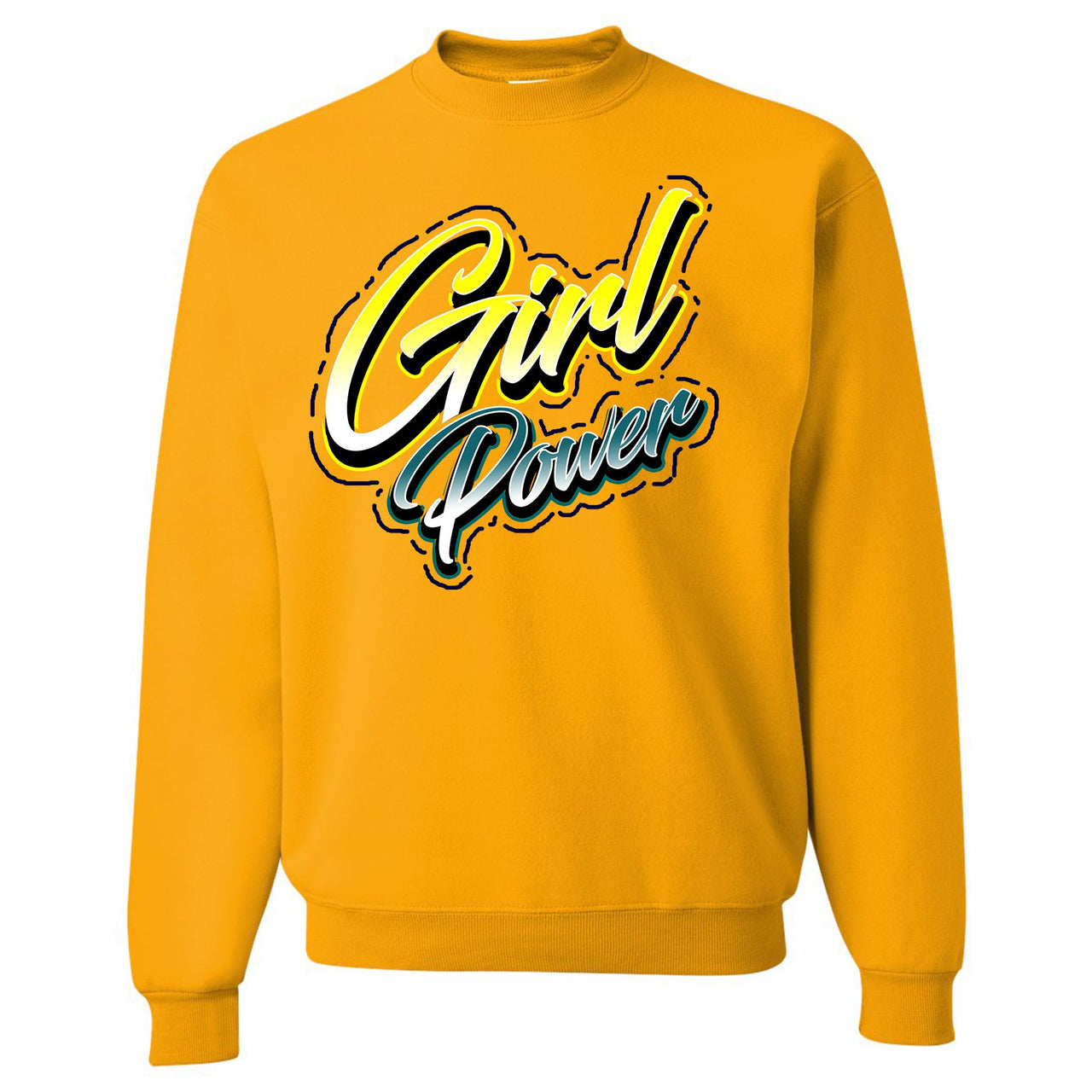 Multicolor 98s Sweater | Girl Power, Gold Yellow