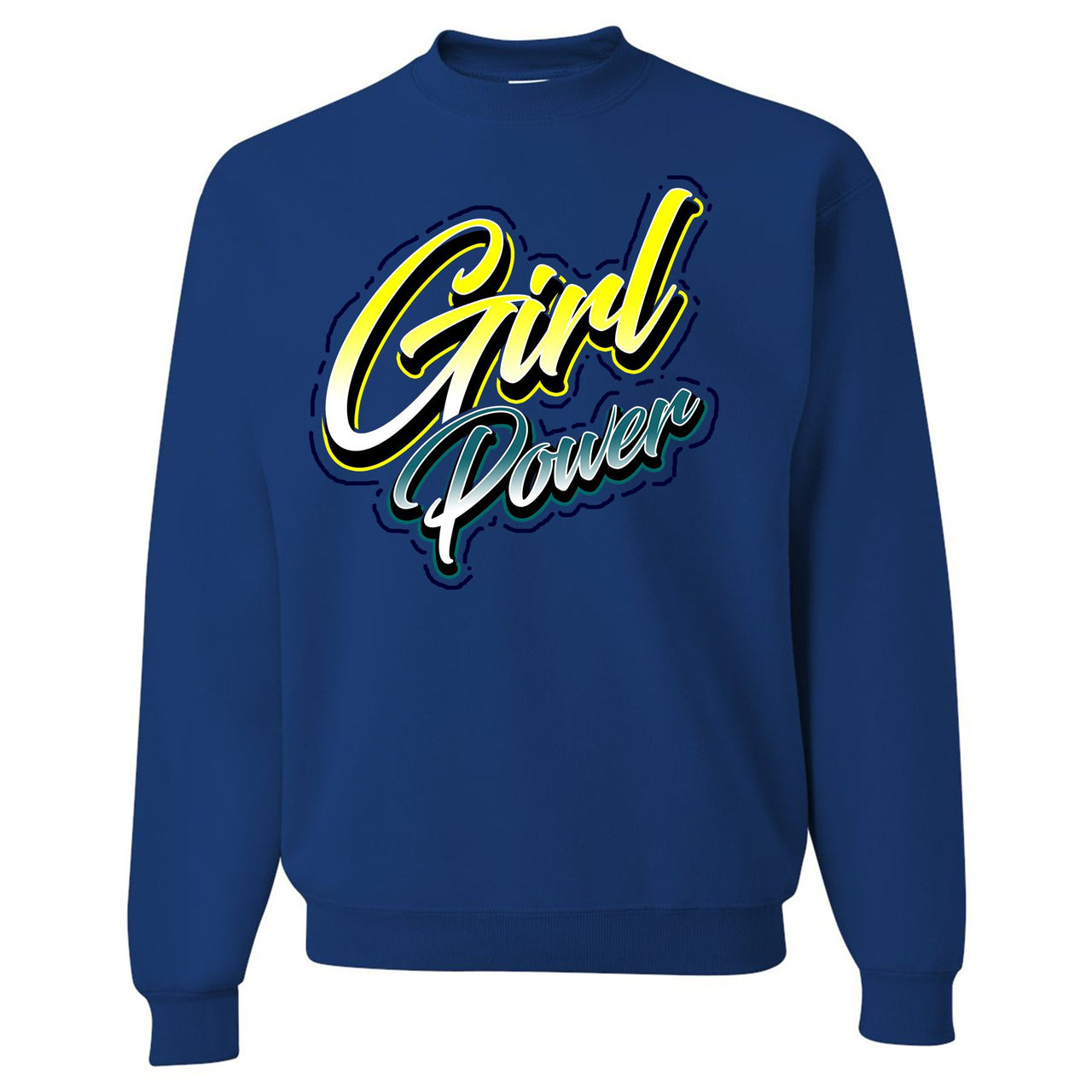 Multicolor 98s Sweater | Girl Power, Royal Blue