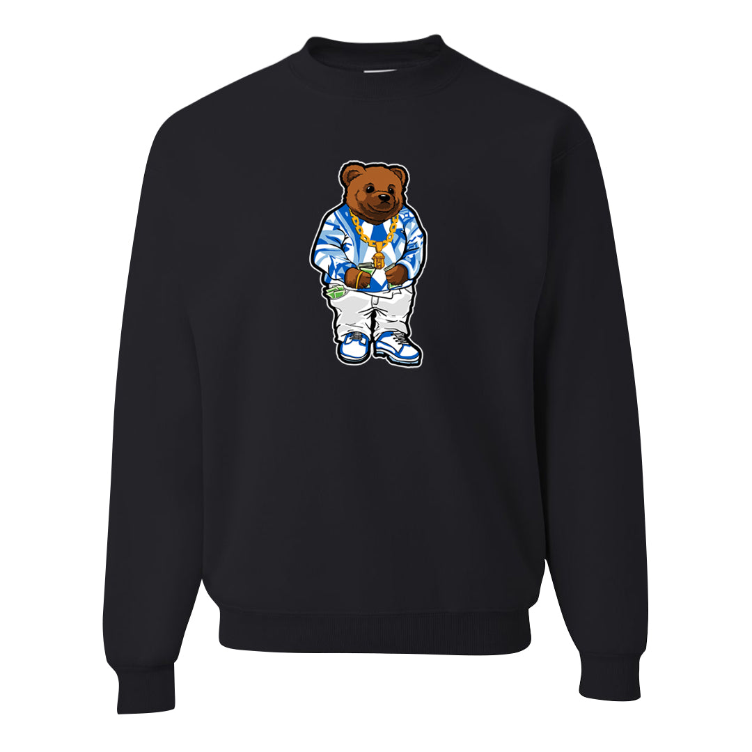 Blue White AF1s Crewneck Sweatshirt | Sweater Bear, Black