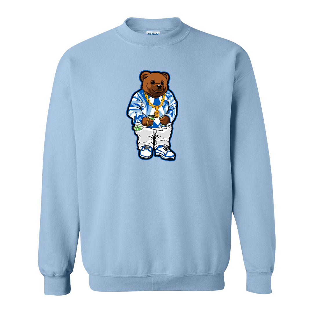 Blue White AF1s Crewneck Sweatshirt | Sweater Bear, Light Blue